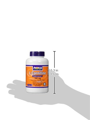 Now Foods L-Carnitine 500 mg 180 Capsules