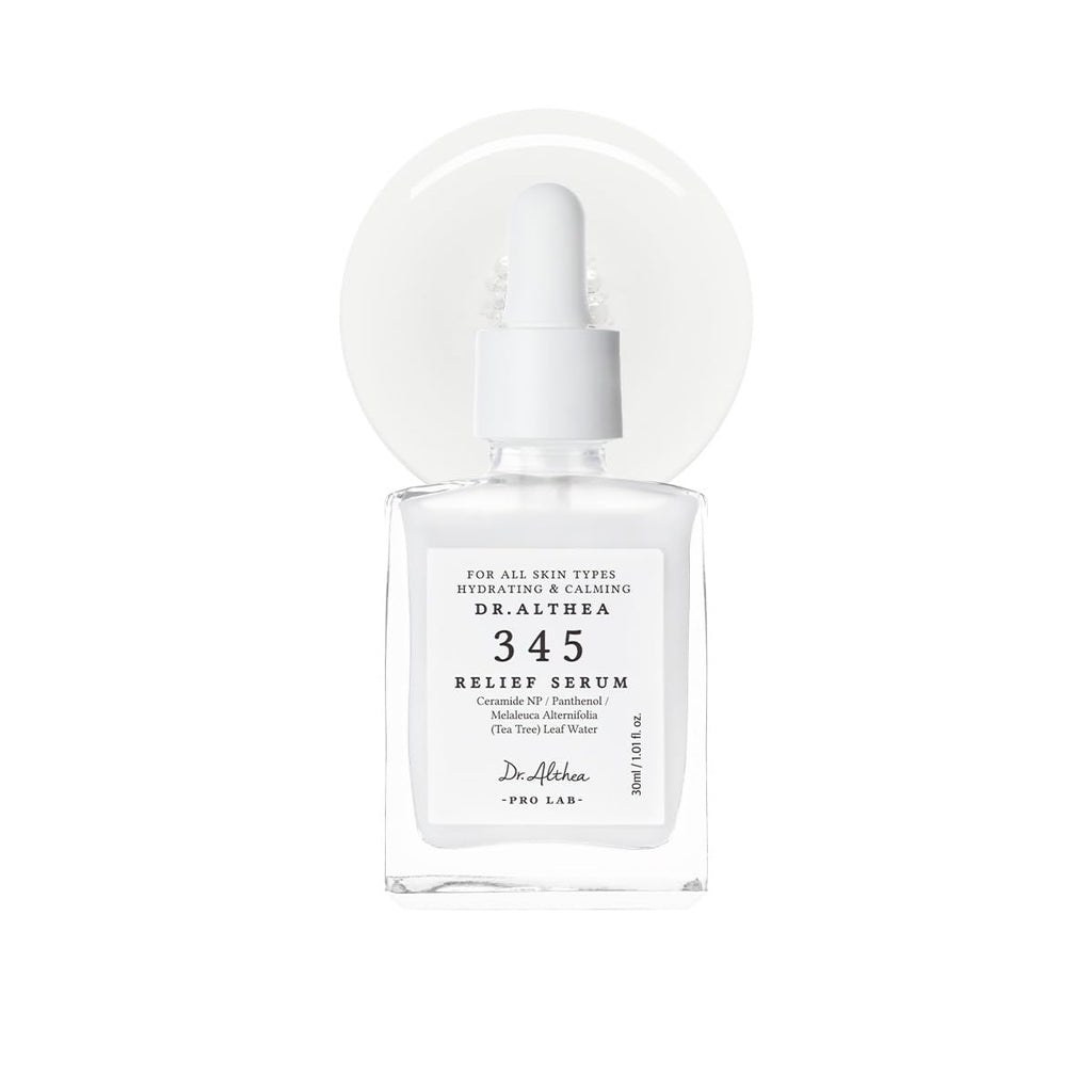 Dr.Althea 345 Relief Serum, Korean Vegan Skin Care, 1.01 Fl Oz