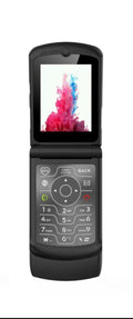 V3 4G LTE Flip Phone, Android 11 Go, Dual Screens (2.4” + 1.2”), 2GB RAM 16GB Storage, USB-C, Removable Battery, Wi-Fi Bluetooth GPS, Simple Easy-Use Cell Phone for Seniors, Kids Travelers
