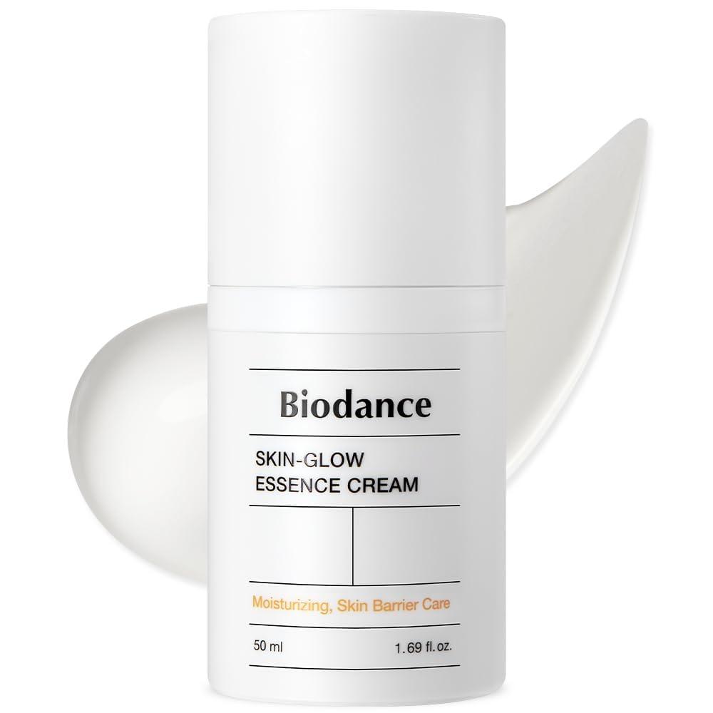 BIODANCE Skin-Glow Essence Cream, Moisturizing, Hydrating, Anti-Aging, Daily Facial Moisturizer with Hyaluronic Acid, Ceramide, Korean Skin Care, Self Care Gifts for Women | 1.69 fl.oz, 50ml