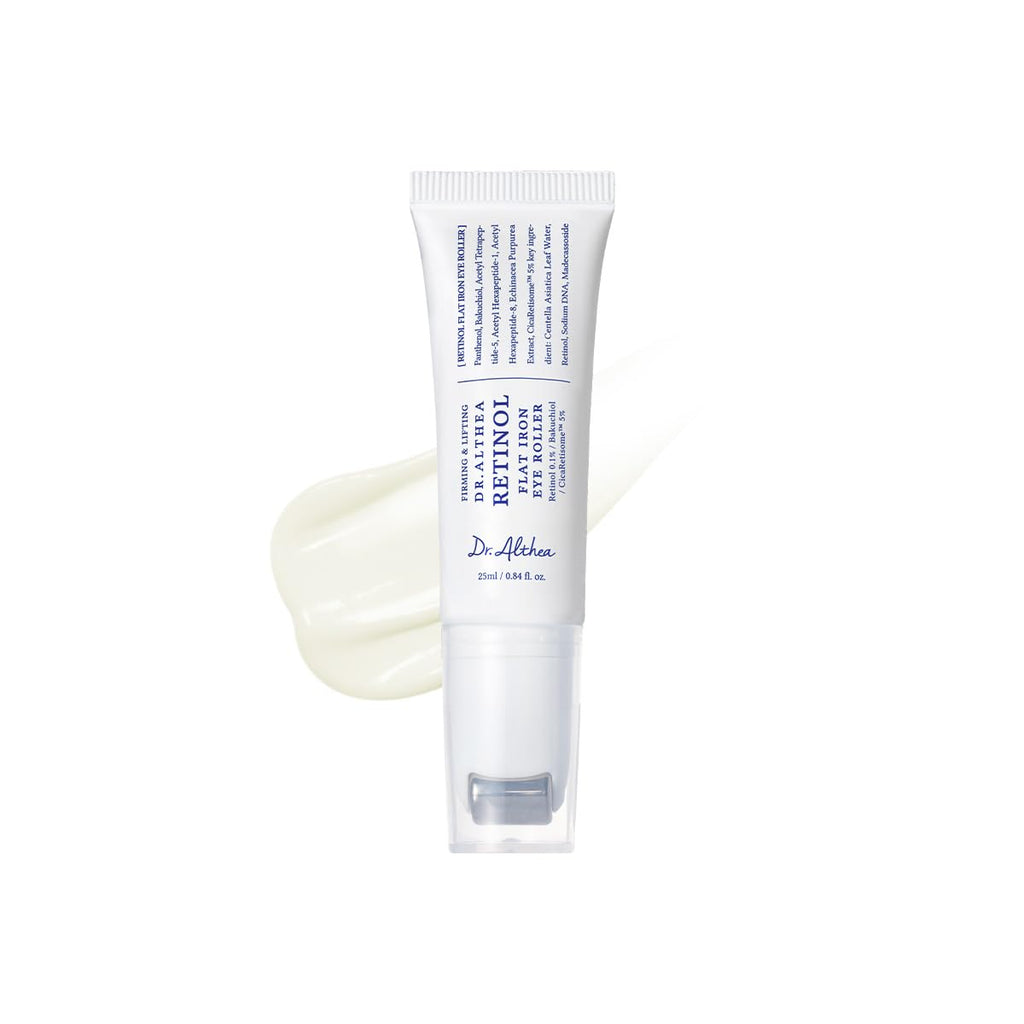 Dr.Althea Retinol Flat Iron Eye Roller, Korean Vegan Skin Care, 0.84 fl oz