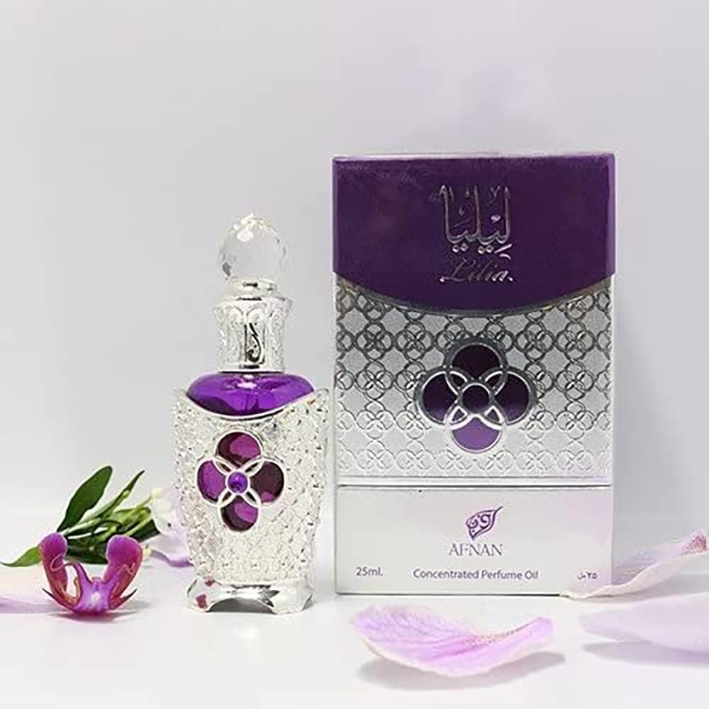 Afnan Lilia Concentrated Perfume Oil, Attar Oil CPO 25 ML