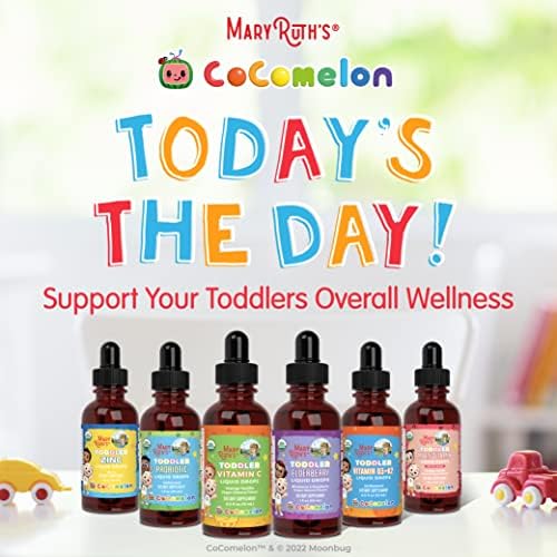 MaryRuth's Organic Toddler Probiotic Liquid Drops, Sugar Free, Ages 1-3
