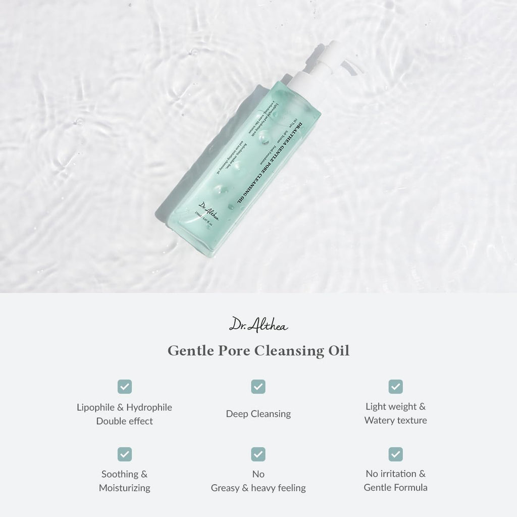 Dr.Althea Gentle Pore Cleansing Oil, Korean Skin Care, 5.07 Fl Oz
