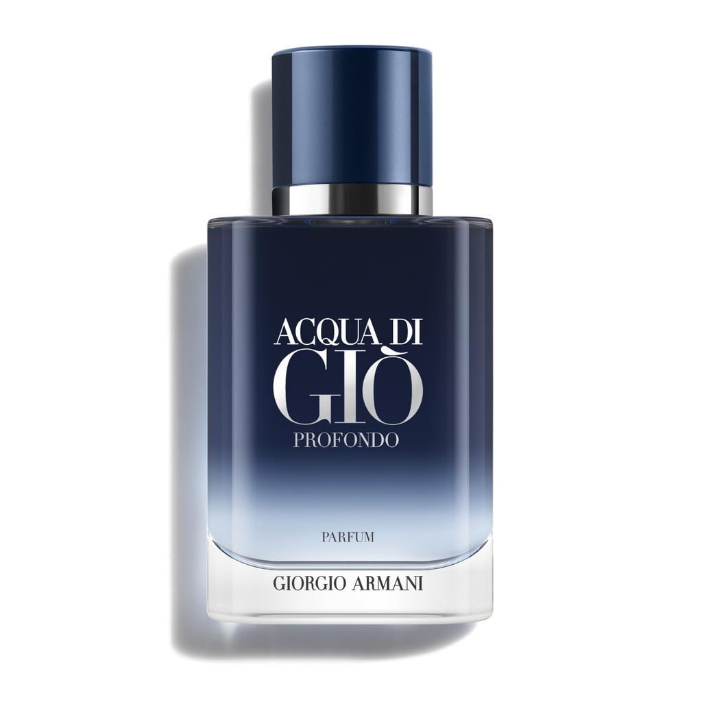 Armani Beauty – Acqua di Giò Profondo – Parfum – Cologne for Men – Fougère Aromatic & Ambery Men’s Fragrance – Bergamot, Everlasting essence, Cistus & Patchouli Notes - 1.0 Fl Oz