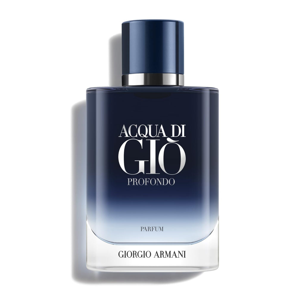 Armani Beauty – Acqua di Giò Profondo – Parfum – Cologne for Men – Fougère Aromatic & Ambery Men’s Fragrance – Bergamot, Everlasting essence, Cistus & Patchouli Notes - 1.6 Fl Oz