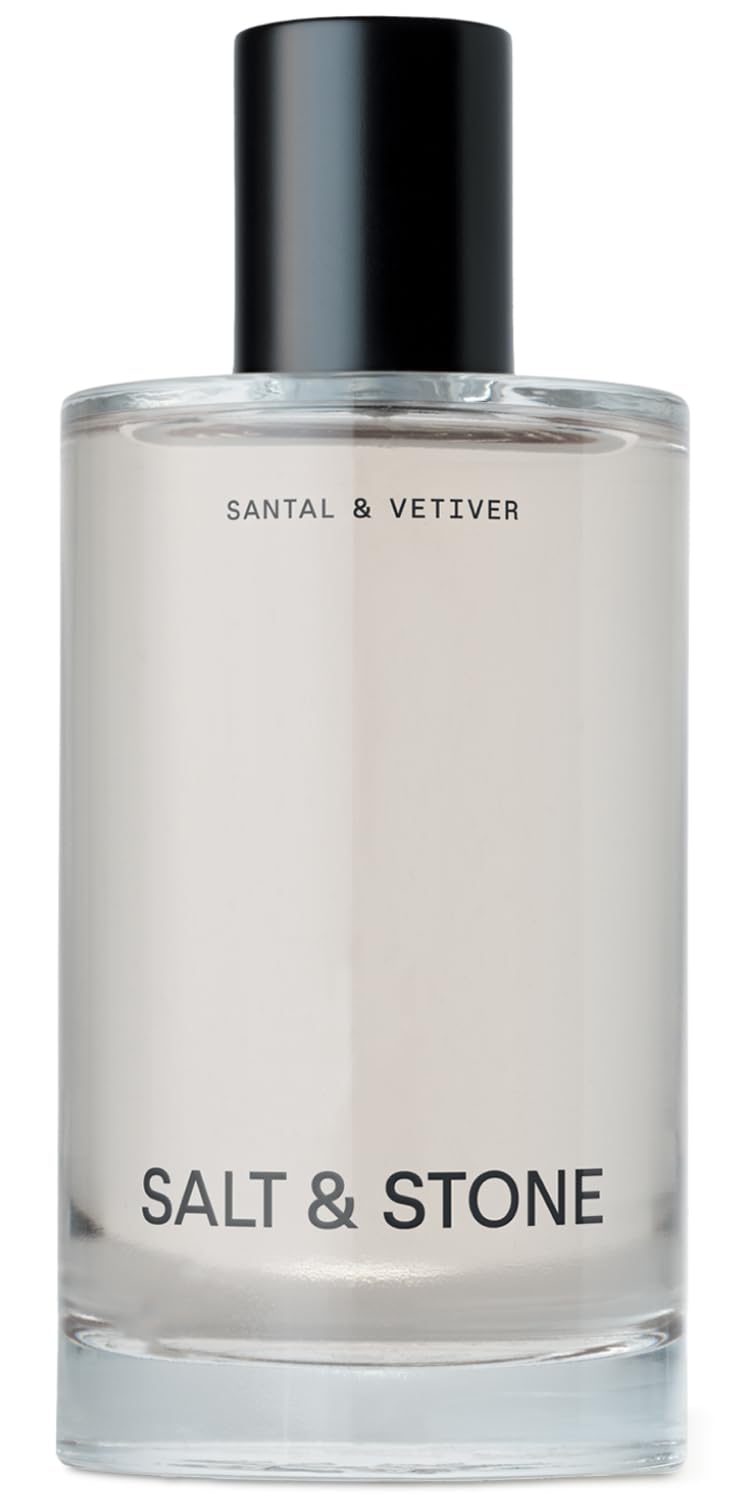 Salt & Stone Hair & Body Mist for Women & Men, Santal & Vetiver 3.4 fl oz