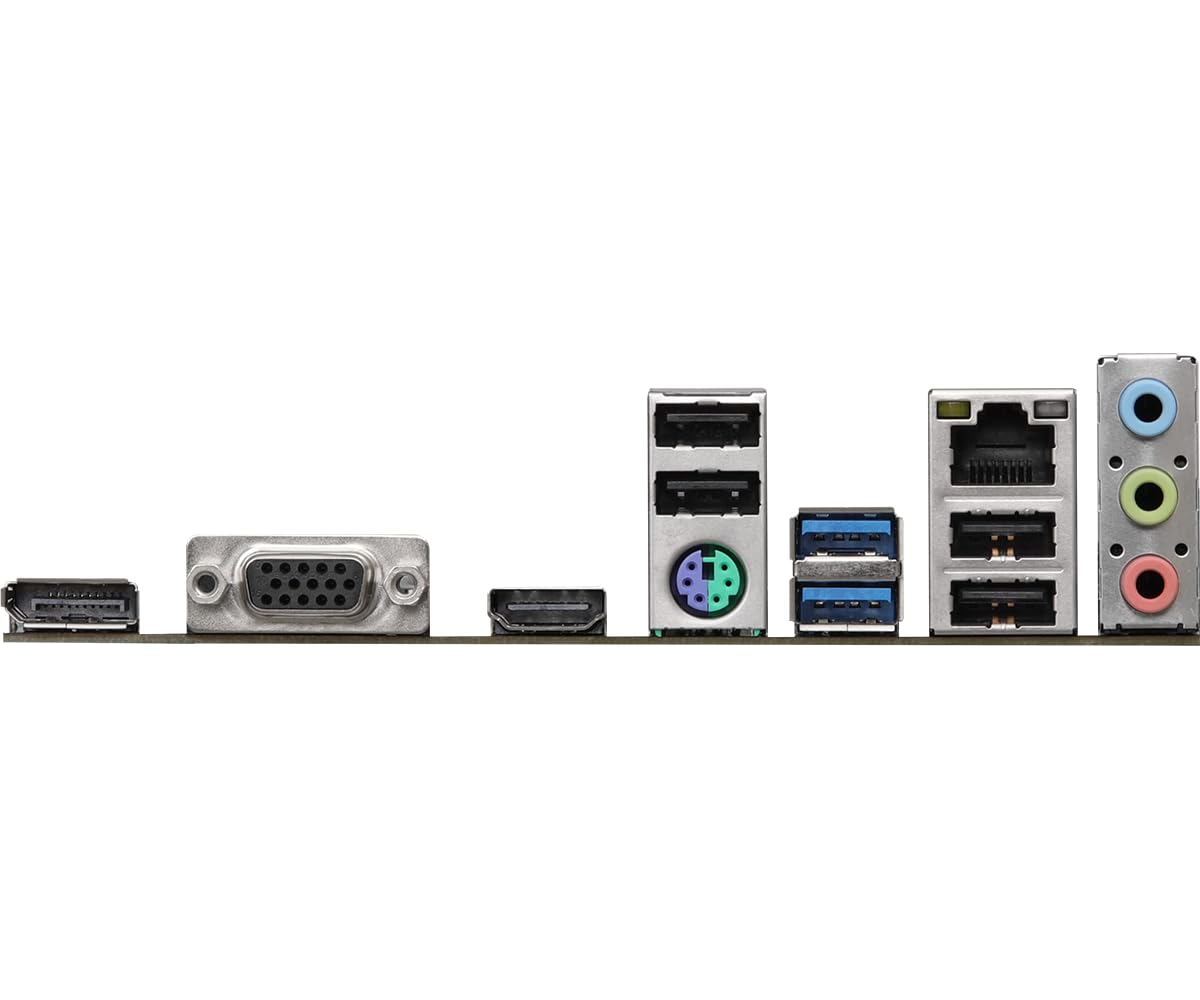 ASRock H610M-HDV/M.2 R2.0 Micro-ATX Motherboard, Supports Intel 14th/13th/12th Gen Core Processors (LGA1700), DDR4 3200, PCIe 4.0, Ultra M.2, Triple Display