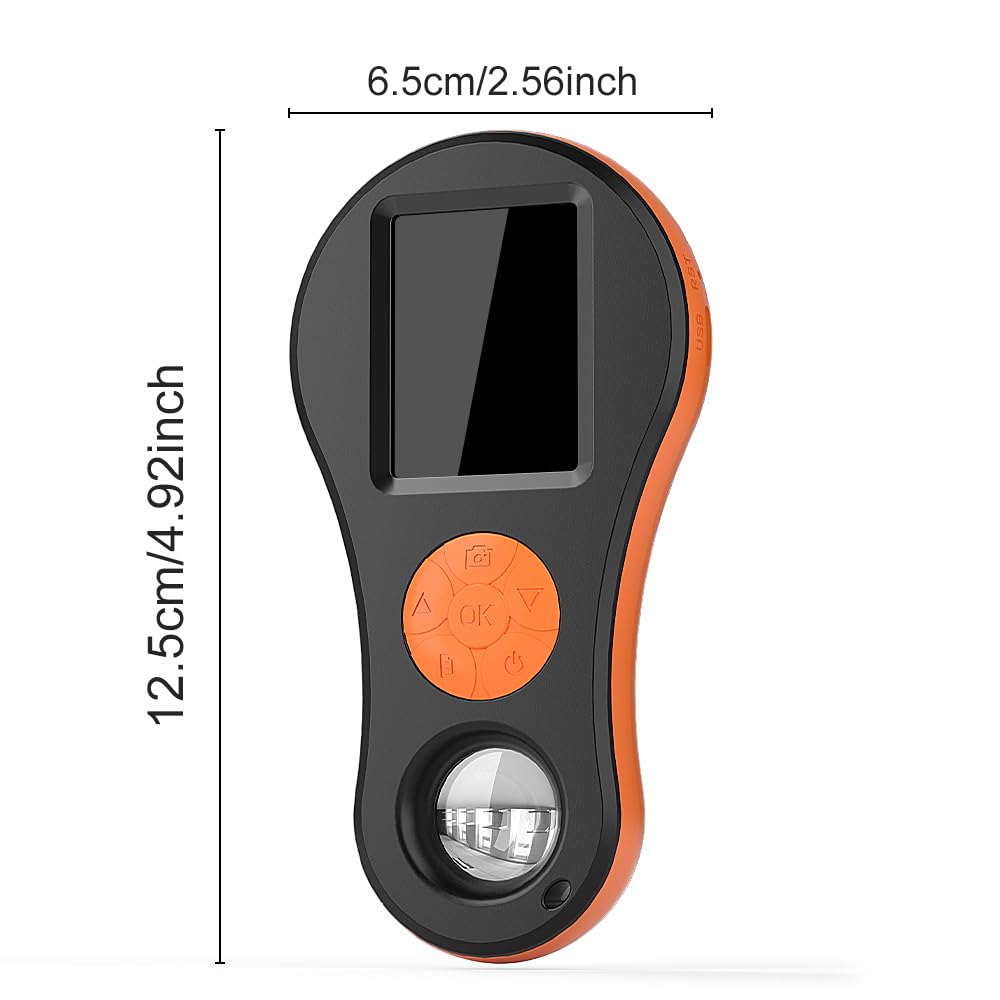 ILIHOME Digital Microscope Handheld 2.0 inch IPS Color Screen,Portable Digital Magnifying Glass,Marco Microscope for Kids,Built-in 8LED Lights,USB Compatible with PC Windows, Mac OS