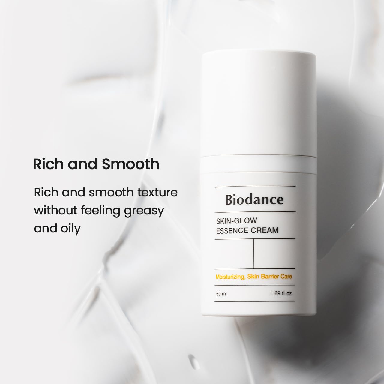BIODANCE Skin-Glow Essence Cream, Moisturizing, Hydrating, Anti-Aging, Daily Facial Moisturizer with Hyaluronic Acid, Ceramide, Korean Skin Care, Self Care Gifts for Women | 1.69 fl.oz, 50ml