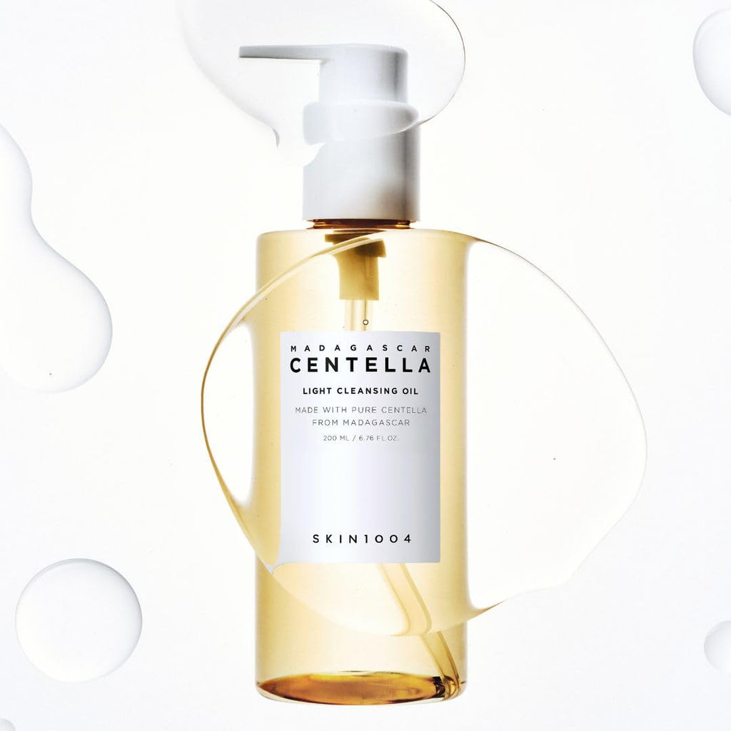 SKIN1004 Madagascar Centella Light Cleansing Oil 1.01 fl.oz, 30ml | Gentle Oil Cleanser for Face, Korean Facial Cleanser, Double Cleansing