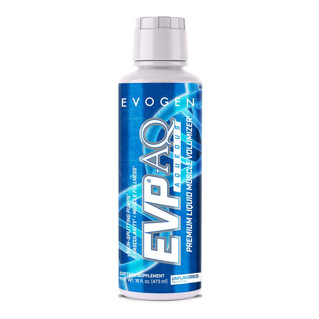 Evogen EVP AQ Liquid Glycerol | Muscle Volumizer | Unflavored | 16 Fl Oz