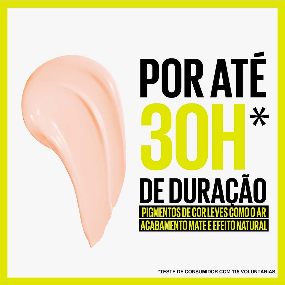 Maybelline Super Stay Full Coverage Liquid Foundation Active Wear Makeup, Up to 30Hr Wear, Transfer, Sweat & Water Resistant, Matte Finish, Natural Ivory, 1 Count