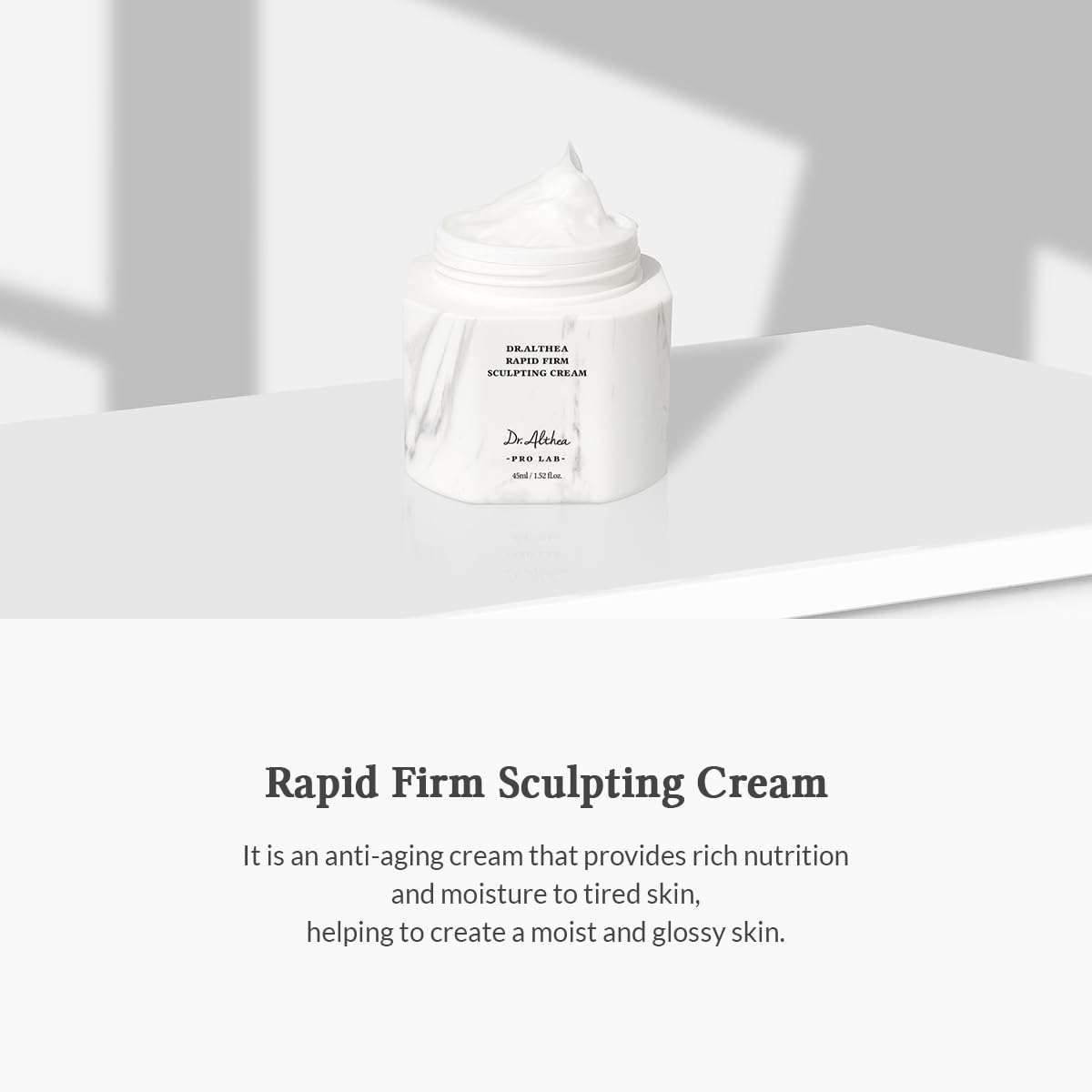Dr.Althea Rapid Firm Sculpting Cream, 1.7 Fl Oz, Korean Vegan Skin Care