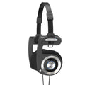 Koss Porta Pro Black Retro 80s Style On-Ear Headphones, Wired 3.5mm Plug