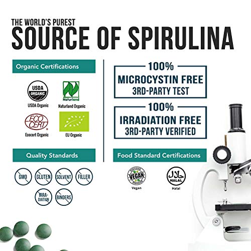 Triquetra Health Organic Spirulina Powder 8 oz. Plus Organic Barley Grass Juice Powder 5.3 oz.