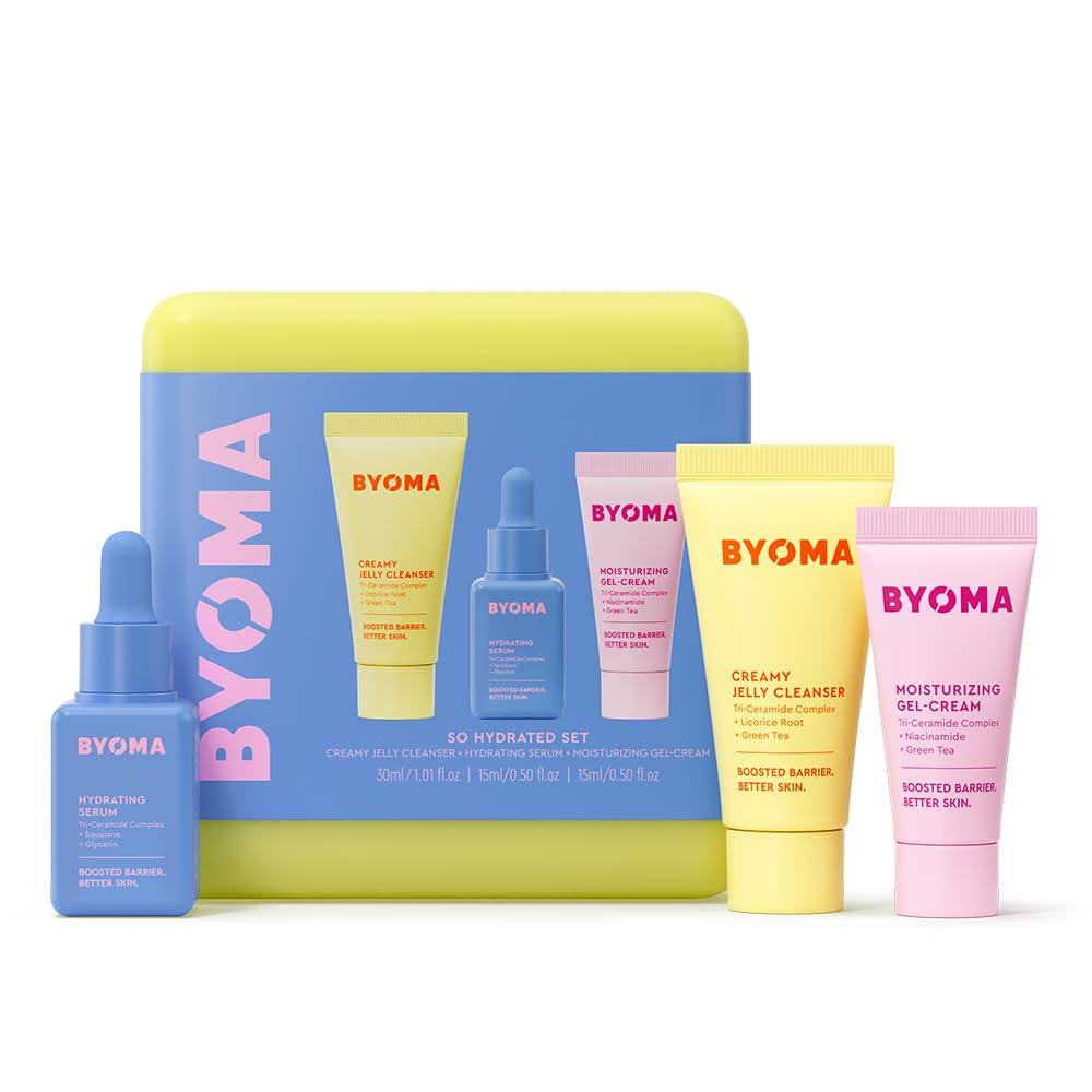 BYOMA So Hydrated Set – Jelly Cleanser, Hydrating Serum, Gel Cream