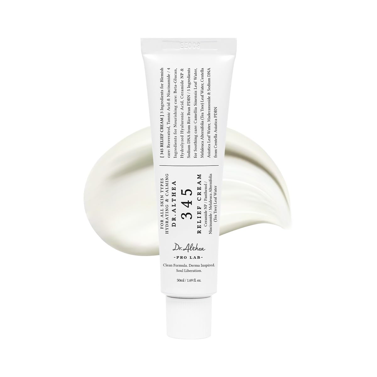 Dr.Althea 345 Relief Cream, Korean Skincare, 1.69 Fl Oz (Ver.2 - Pack of 1)