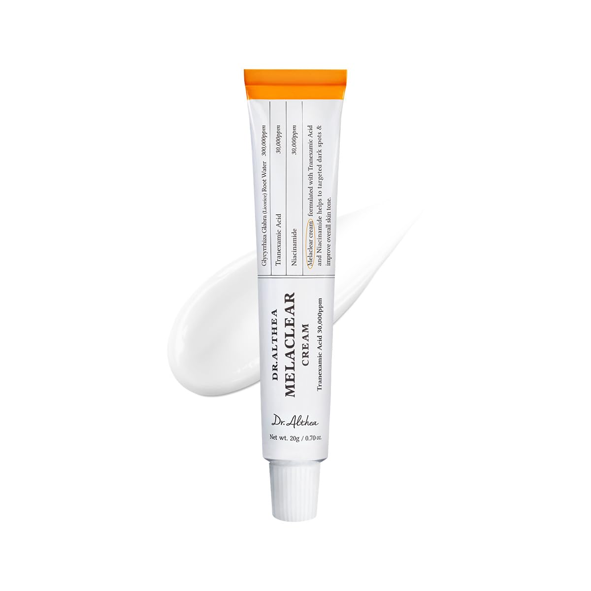 Dr.Althea Melaclear Cream, Korean Vegan Skin Care, 0.70 Fl Oz