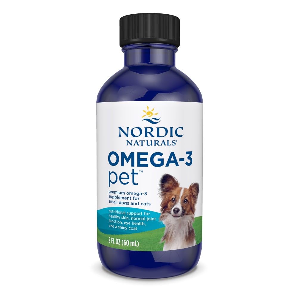 Nordic Naturals Omega-3 Pet, 294mg Fish Oil for Dogs & Cats w/EPA DHA - 2oz