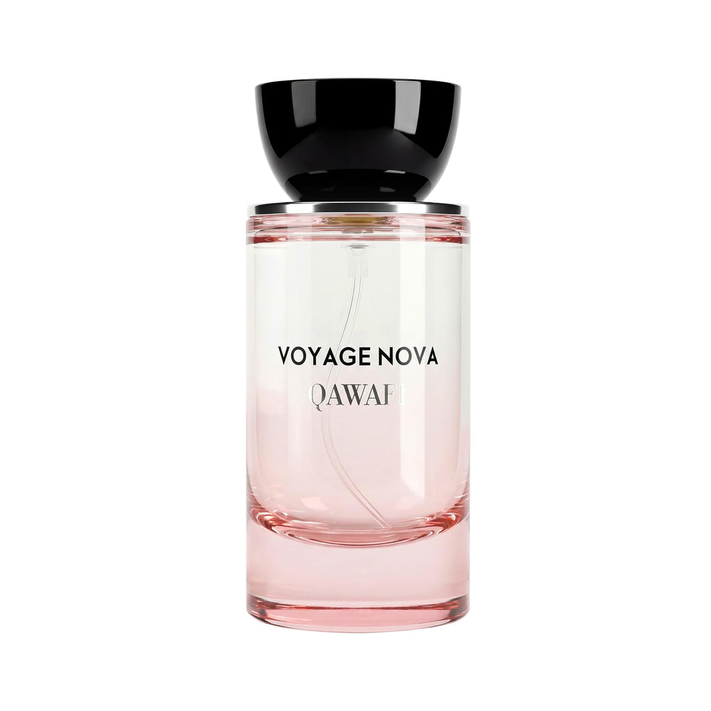 QAWAFI Voyage Nova Eau de Parfum for Women, Lychee Bergamot Ginger, Rose Peony Cocoa Blossom, Elegant Patchouli, Long Lasting Spring Fall Perfume, 50ml &1.7fl oz