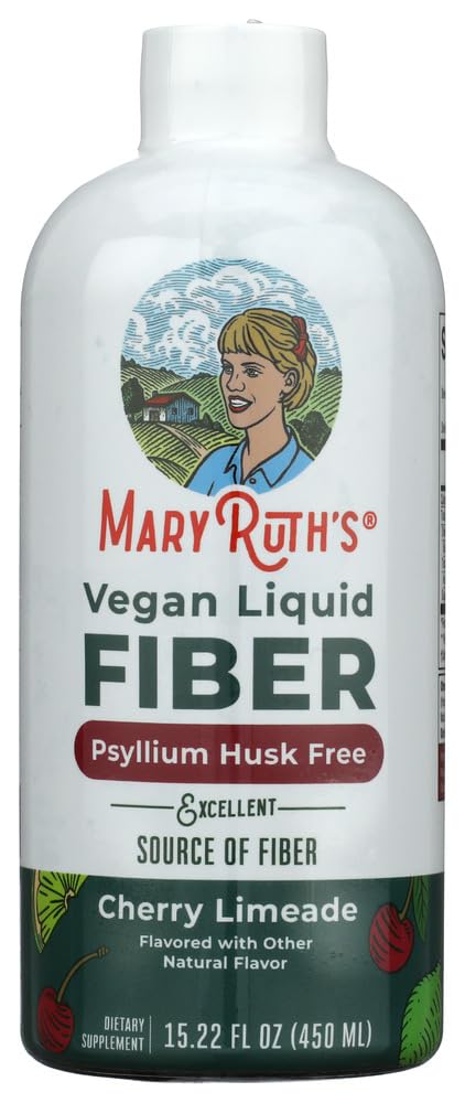 MARYRUTH'S Liquid Fiber for Ages 1+, Baobab Fruit, No Added Sugar, 15.22 oz