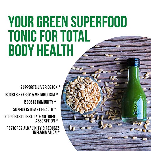 Triquetra Health Organic Wheatgrass Juice Powder Plus Organic Barley Grass Juice Powder - USA Grown in Volcanic Utah Soil, Both Raw Form & 5.3 oz