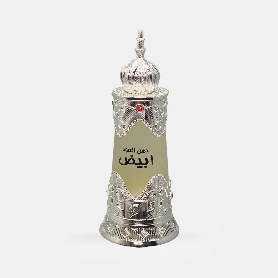 Afnan Dehn Al Oud Abiyad Concentrated Perfume Oil, 0.67 Ounce