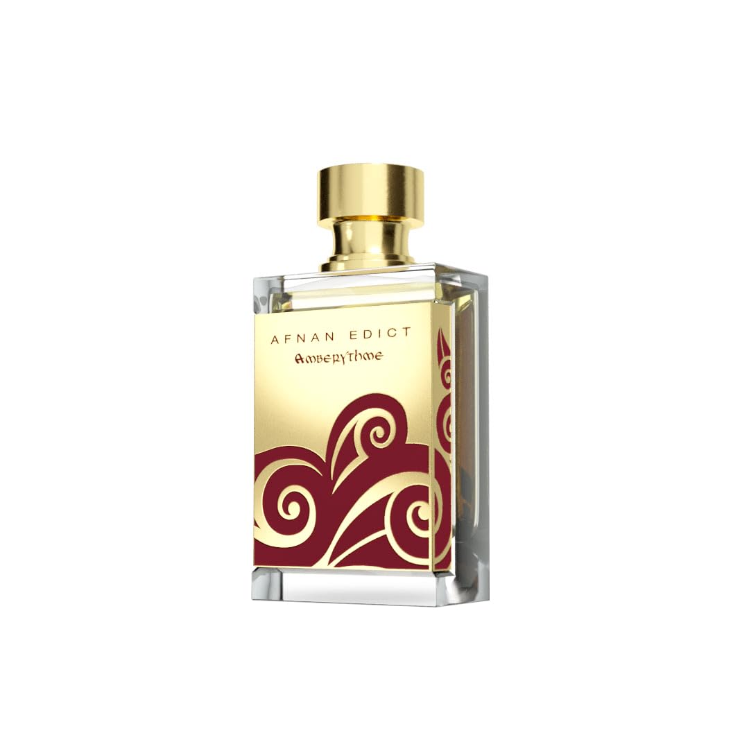 Afnan Edict Amberythme Unisex Luxury Eau de Parfum Spray, 2.7 Fl. Oz – Warm & Indulgent Amber Perfume with Cinnamon, Vanilla & Sandalwood