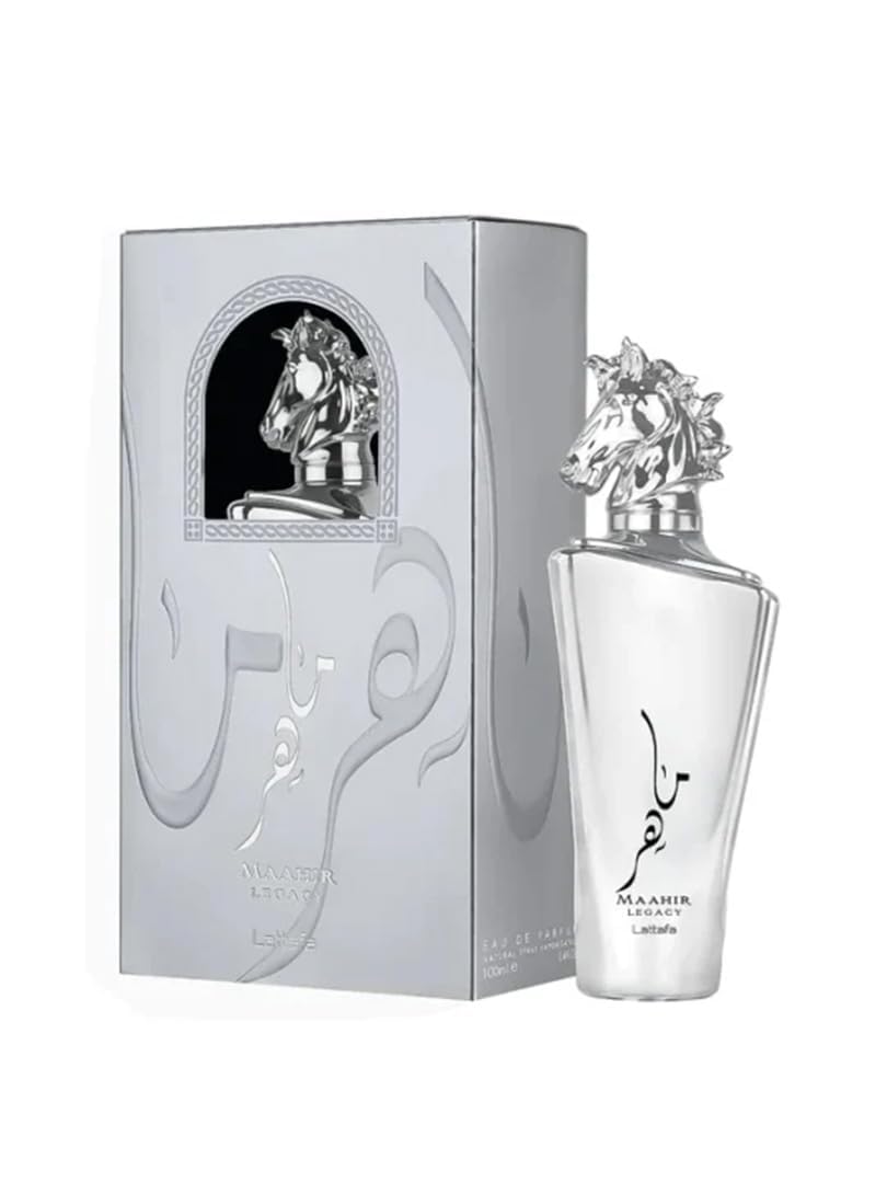 Lattafa Maahir for Unisex Eau de Parfum Spray, 3.4 Ounce