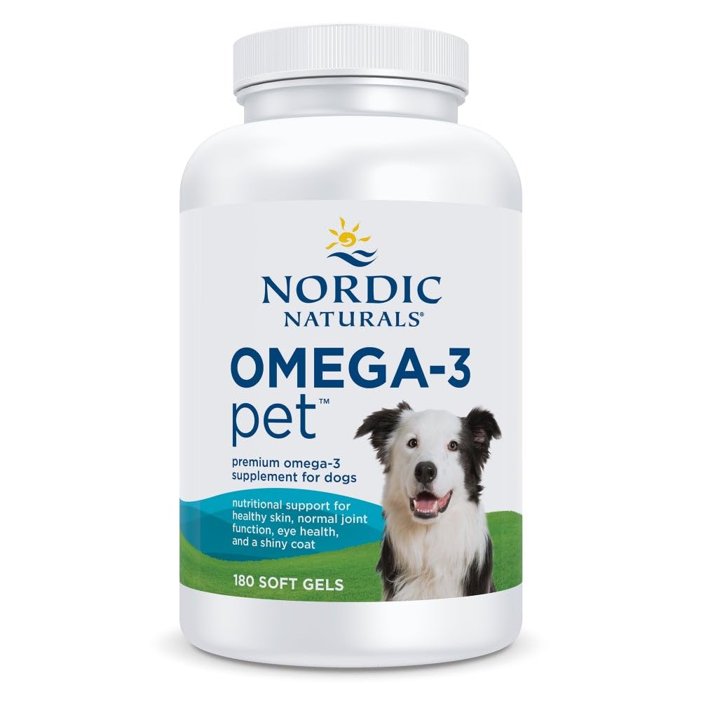 Nordic Naturals Omega-3 Fish Oil for Dogs with EPA + DHA - 180 Count