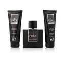AFNAN Rue Broca Pride Homme 3-Piece Set (Eau de Parfum + Shave Balm + Shower Gel), 3.4 ounce each