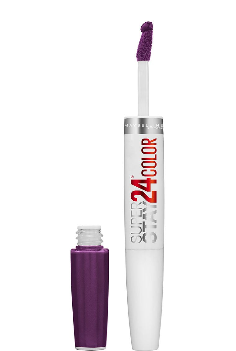 Maybelline New York Superstay 24, 2-step Lipcolor, All Day Plum,0.64 Fl Oz (Pack of 1),041554494990-1a