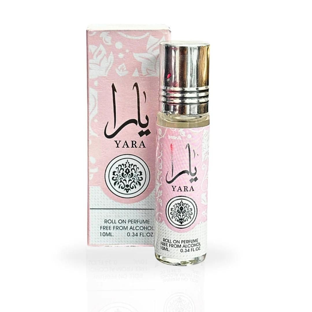 Ard Al Zaafaran YARA Roll-On Perfume Oil CPO - 10ML (0.34 OZ) | Gourmand Accord, Vanilla, Musk, Heliotrope, Orchid, Tangerine.