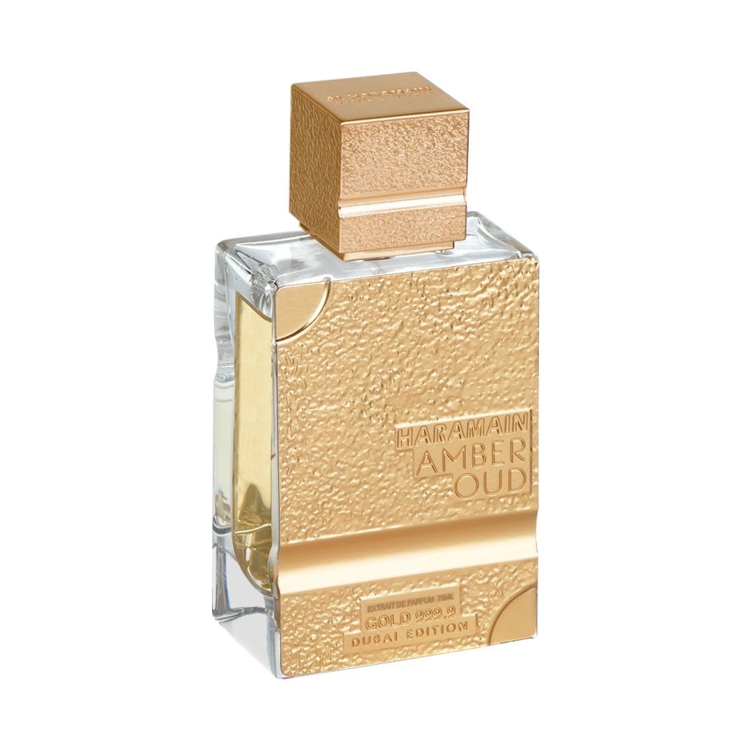 Amber Oud Gold 999.9 - Dubai Edition by Al Haramain for Unisex Adult - 2.53 oz Extrait De Parfum Spray