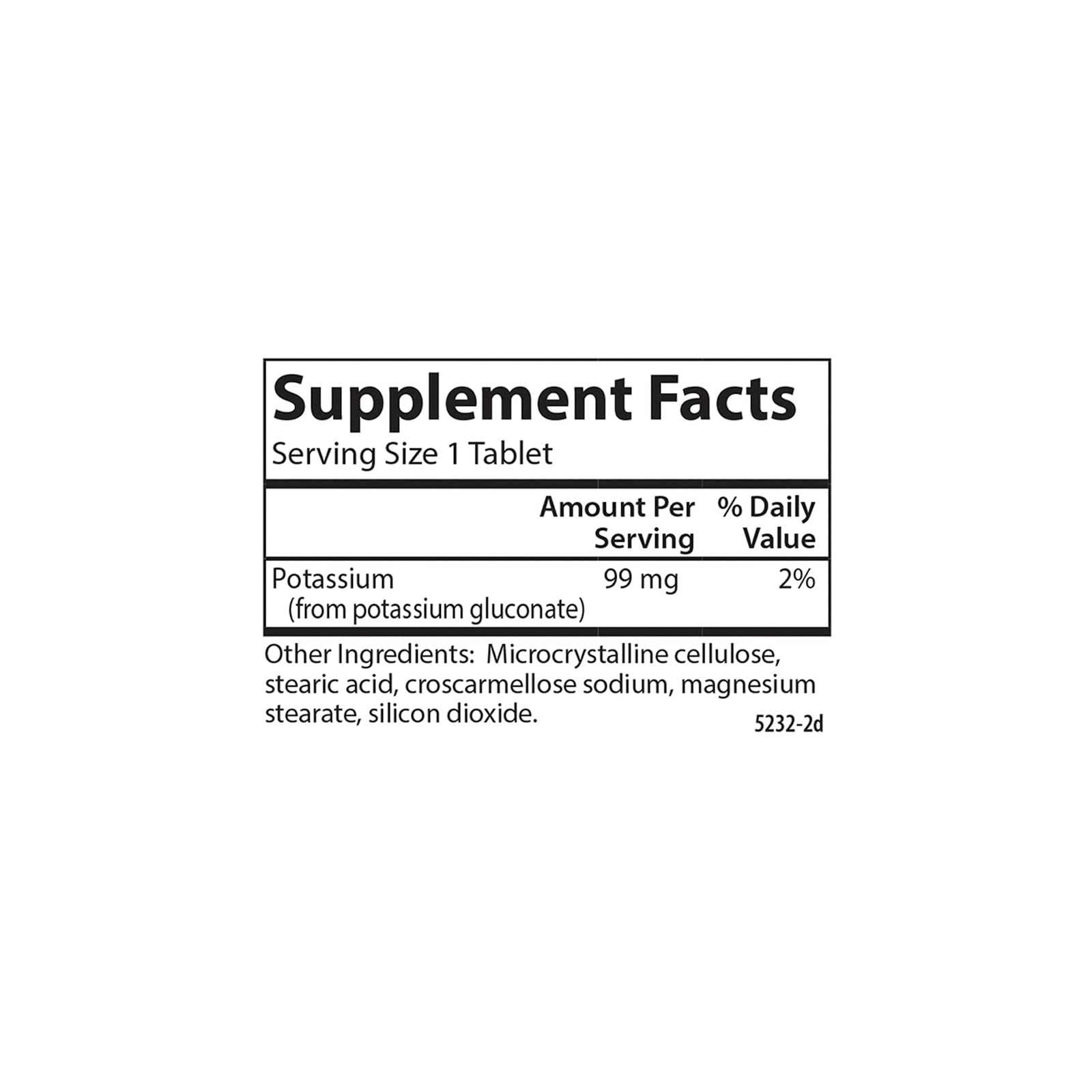 Carlson Potassium, 99 mg, Nerve Health, Muscle Function, 250 Tablets