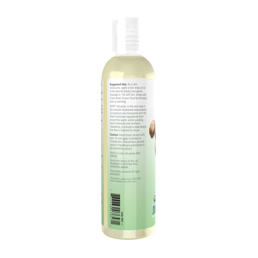 NOW Solutions, Organic Castor Oil, Multi-Purpose, 8 fl. oz