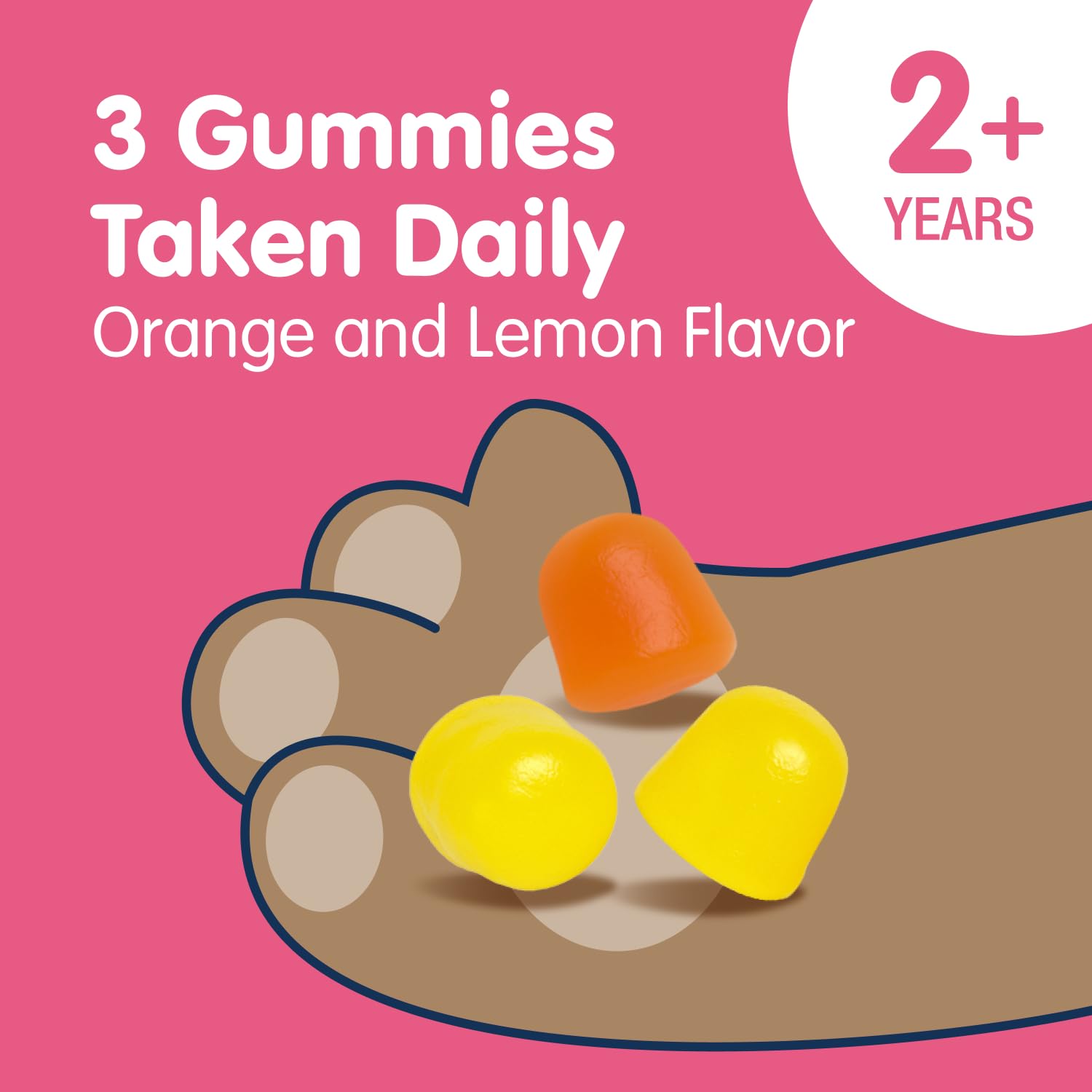 DR. MORITZ Vegan Omega 3 Gummies for Kids and Toddlers (90 Count), Omega 3 Kids Gummies for Brain and Heart Health, No Fish Oil and Gluten Free