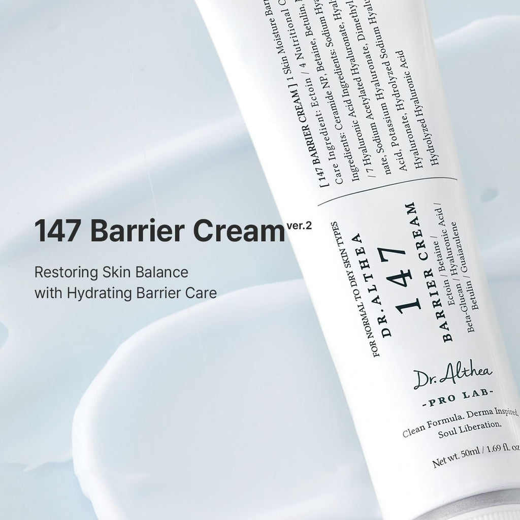 Dr.Althea 147 Barrier Cram, Korean Skincare, 1.69 Fl Oz (Ver.2 - Pack of 1)
