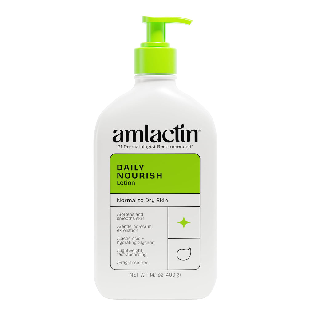 AmLactin Daily Nourish Body Lotion, 12% Lactic Acid, 14.1 oz