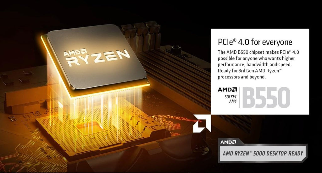 ASRock B550M PRO4 Supports 3rd Gen AMD AM4 Ryzen™ / Future AMD Ryzen™ Processors Motherboard
