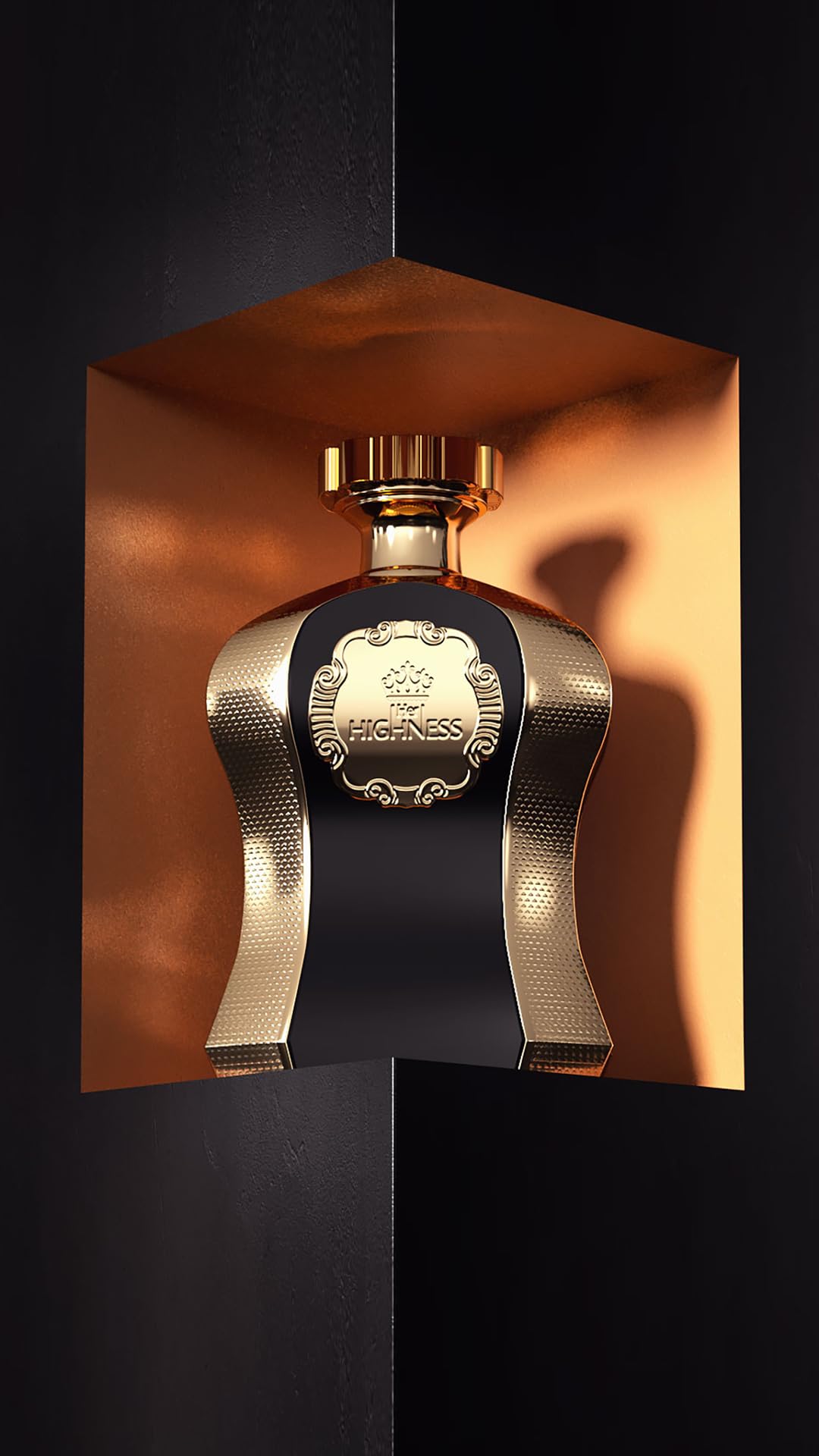 Afnan Highness Black Luxury Eau De Parfum for Women, 3.4 Fl. Oz