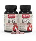 Jarrow Formulas Methyl Vitamin B12 5000 mcg - 60 Chewable Tablets, Naturally Fruit Flavored- B12 Vitamin, Brain Health & Metabolism - 60 Servings (Pack of 2)