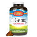 Carlson E-Gems Elite, 1000 IU (670 mg), Optimal Wellness, 120 Softgels
