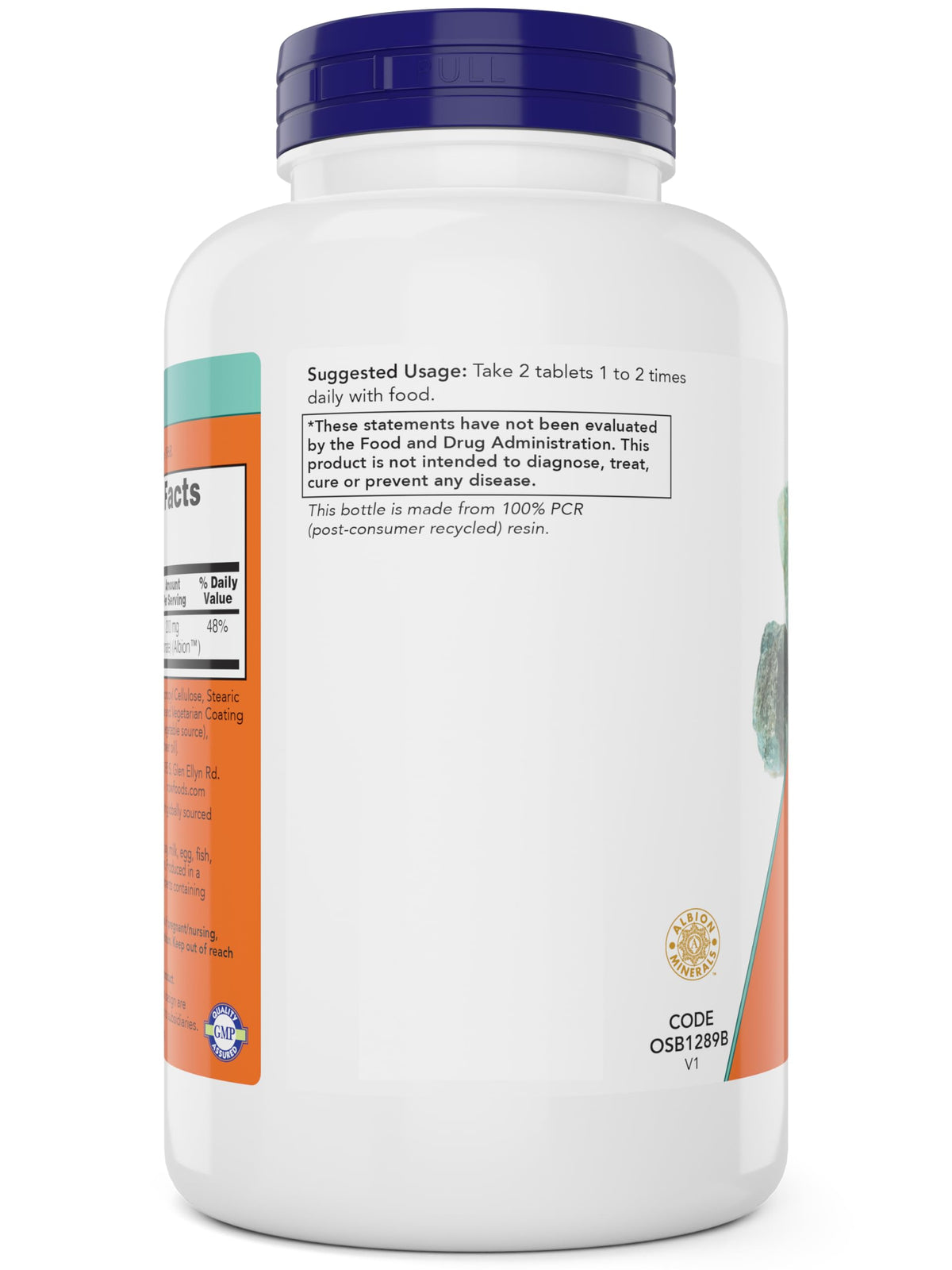 Now Foods Magnesium Glycinate, 240 Tablets, Non-GMO