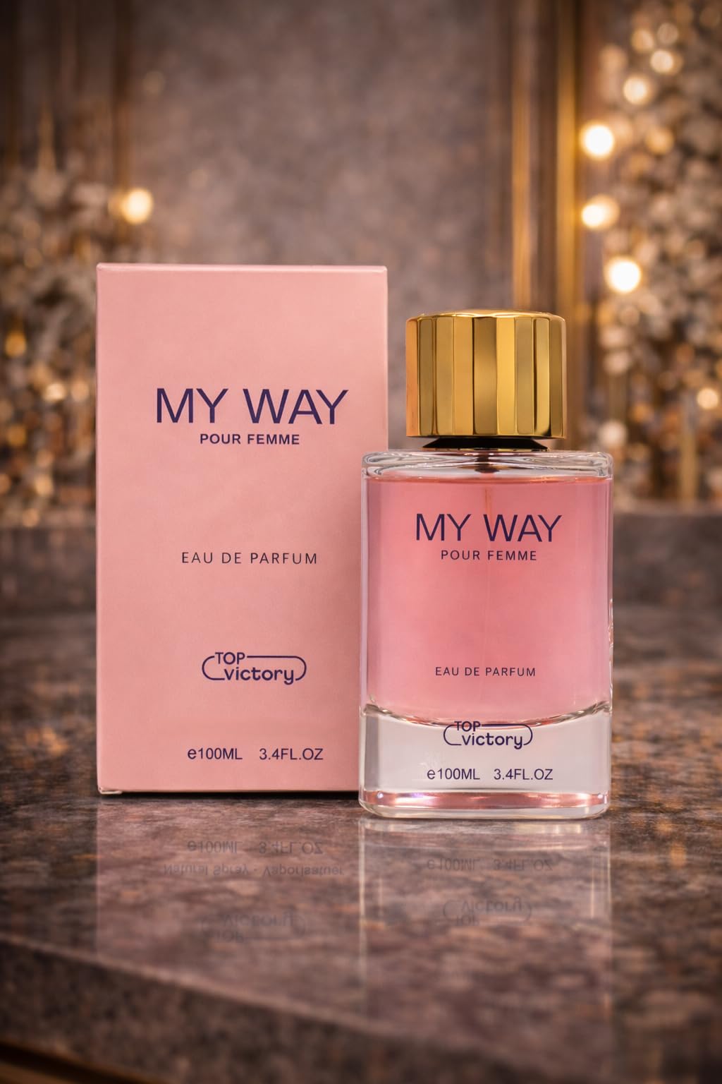 TOP victory My Way Pour Femme Eau de Parfum, Floral Scent, Long Lasting Luxury Fragrance for Women, 3.4 Fl Oz