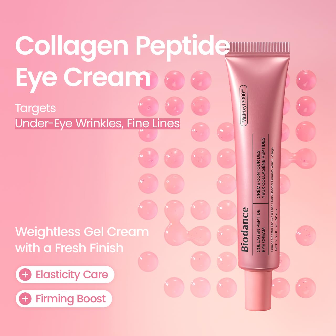 BIODANCE Collagen Peptides Under Eye Cream for Anti-Aging, 1.01 fl.oz