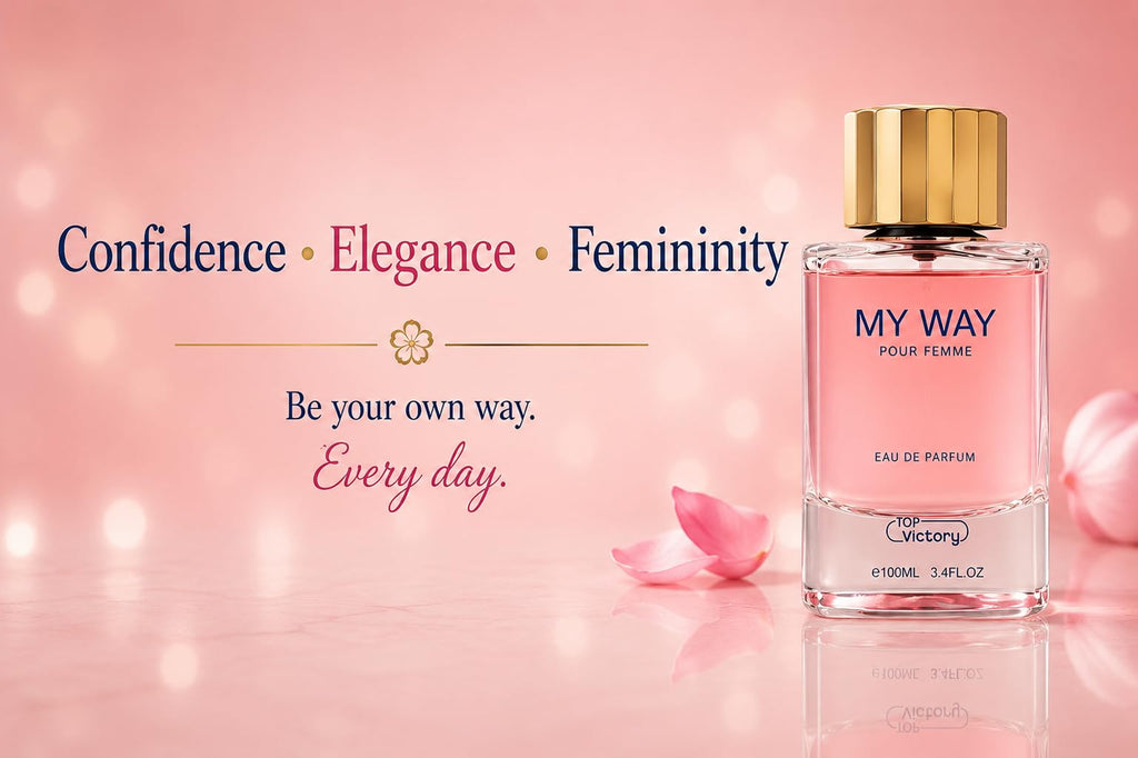TOP victory My Way Pour Femme Eau de Parfum, Floral Scent, Long Lasting Luxury Fragrance for Women, 3.4 Fl Oz