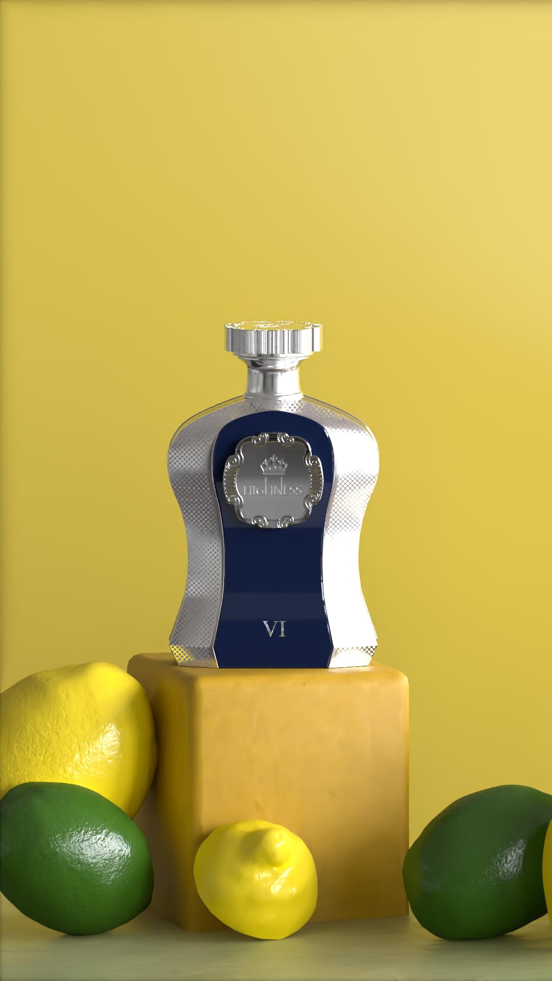 Afnan Highness Blue Luxury Unisex Eau De Parfum, 3.4 Fl. Oz