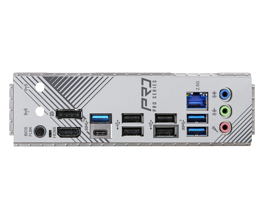 Asrock B650M Pro RS AMD Socket AM5 Ryzen 7000/8000/9000 Series DDR5 7200+ (OC) MHz 256GB M.2 Key E for WiFi SATA3 6.0 Gb/s Micro ATX Motherboard 2.5G LAN BIOS Flashback